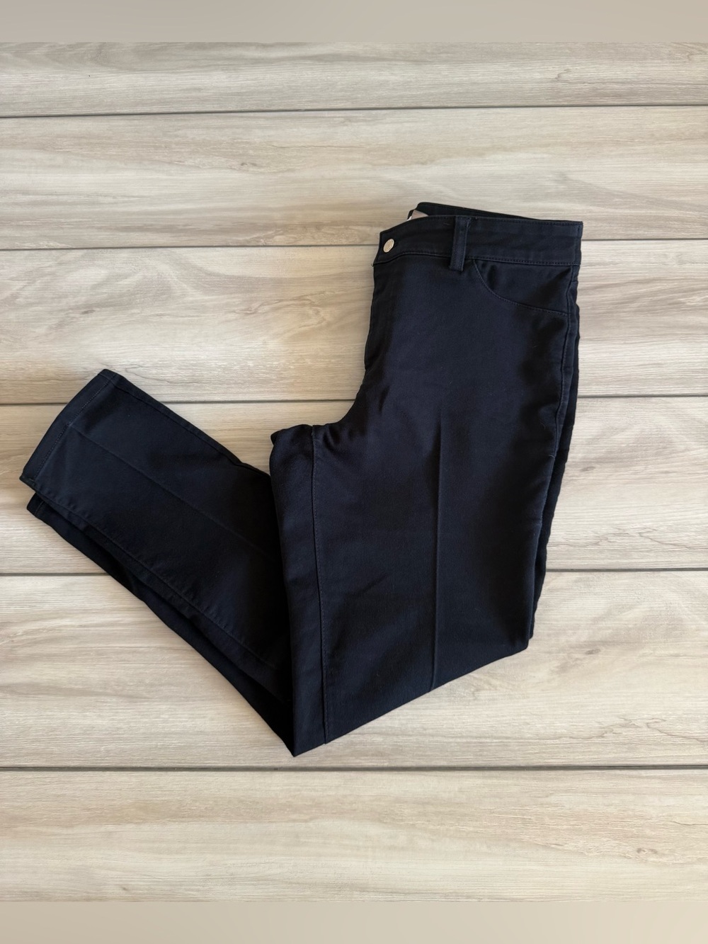 Calvin Klein Stretch Skinny Pants Black Size 10 EUC